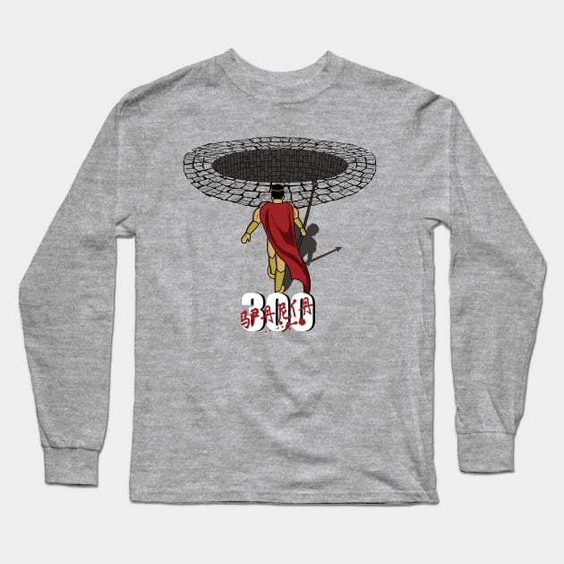 300 (Akira Style) Long Sleeve T-Shirt by Delinquent